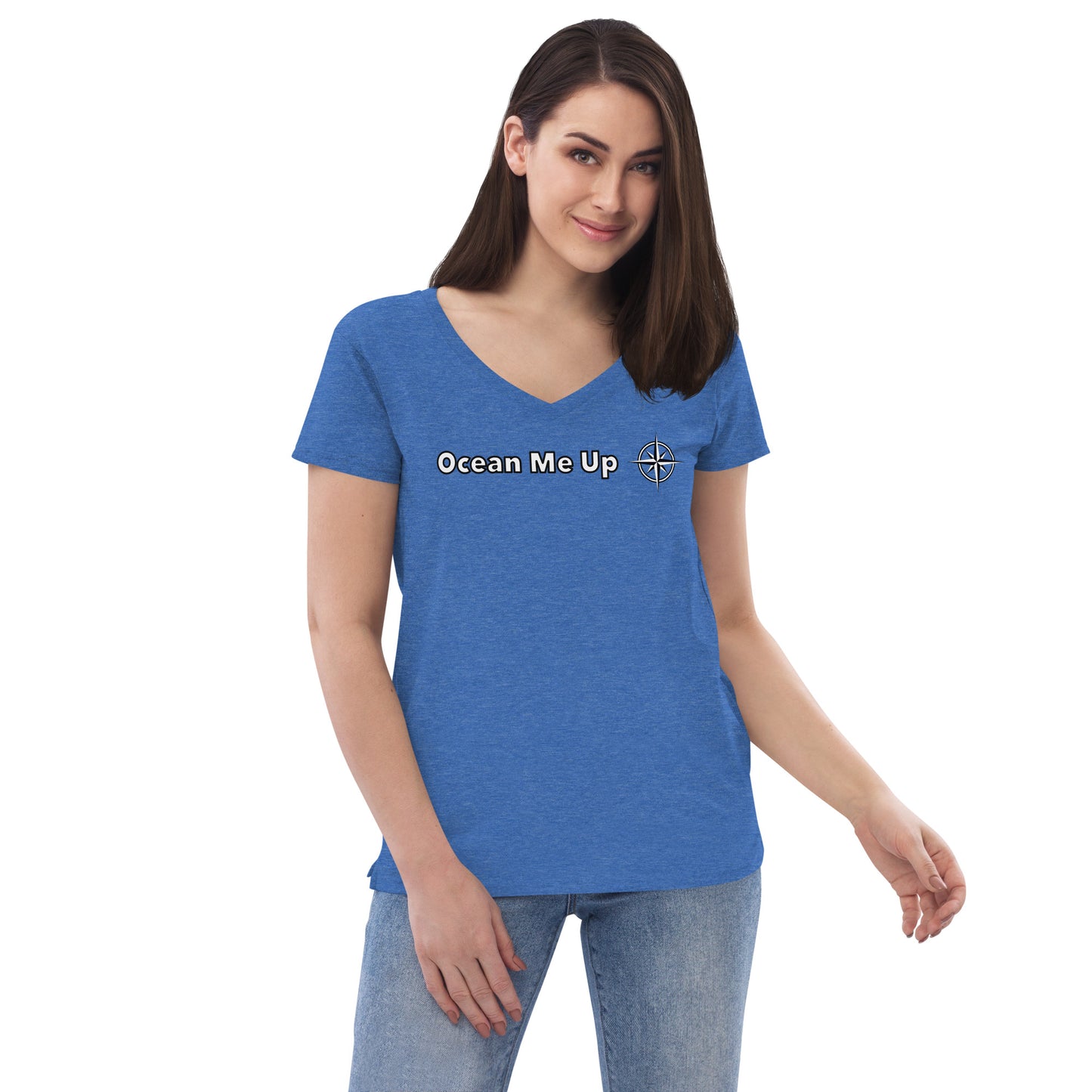 Women’s recycled v-neck t-shirt