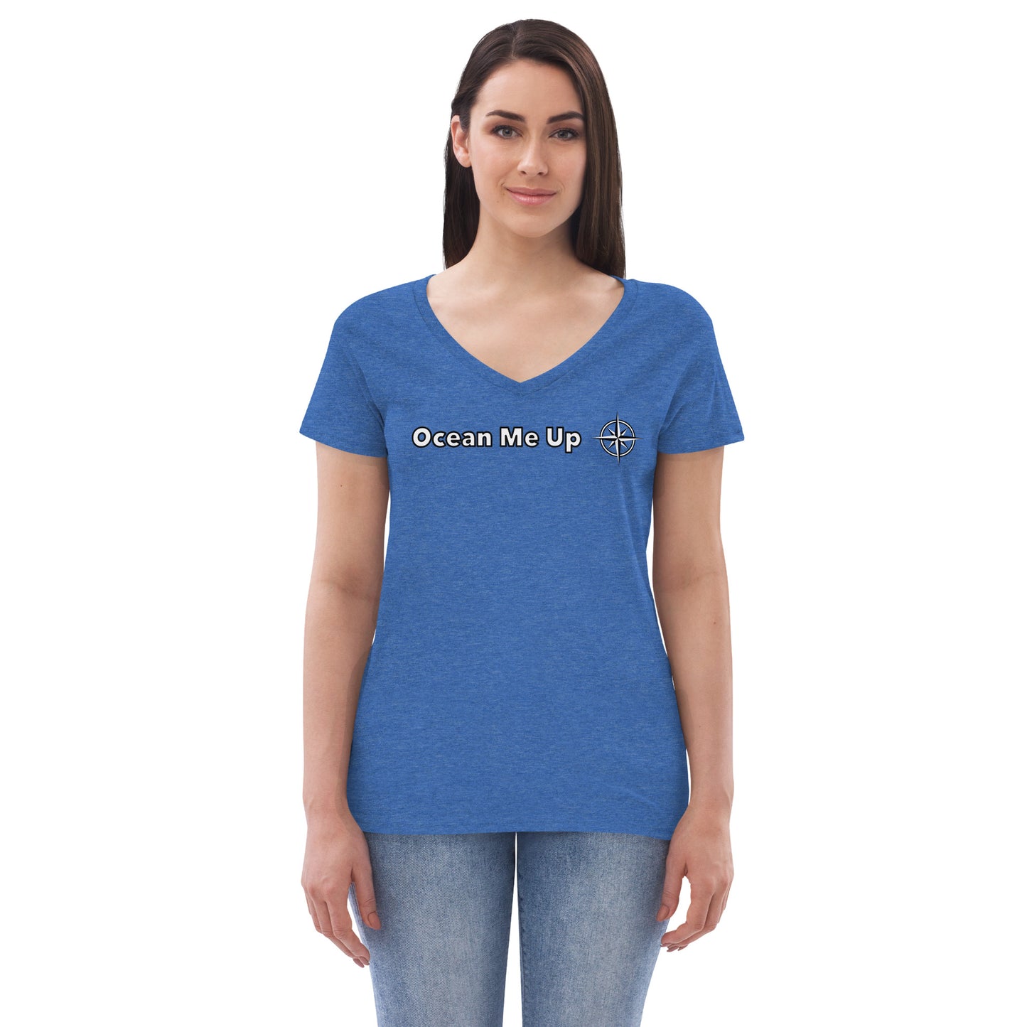 Women’s recycled v-neck t-shirt