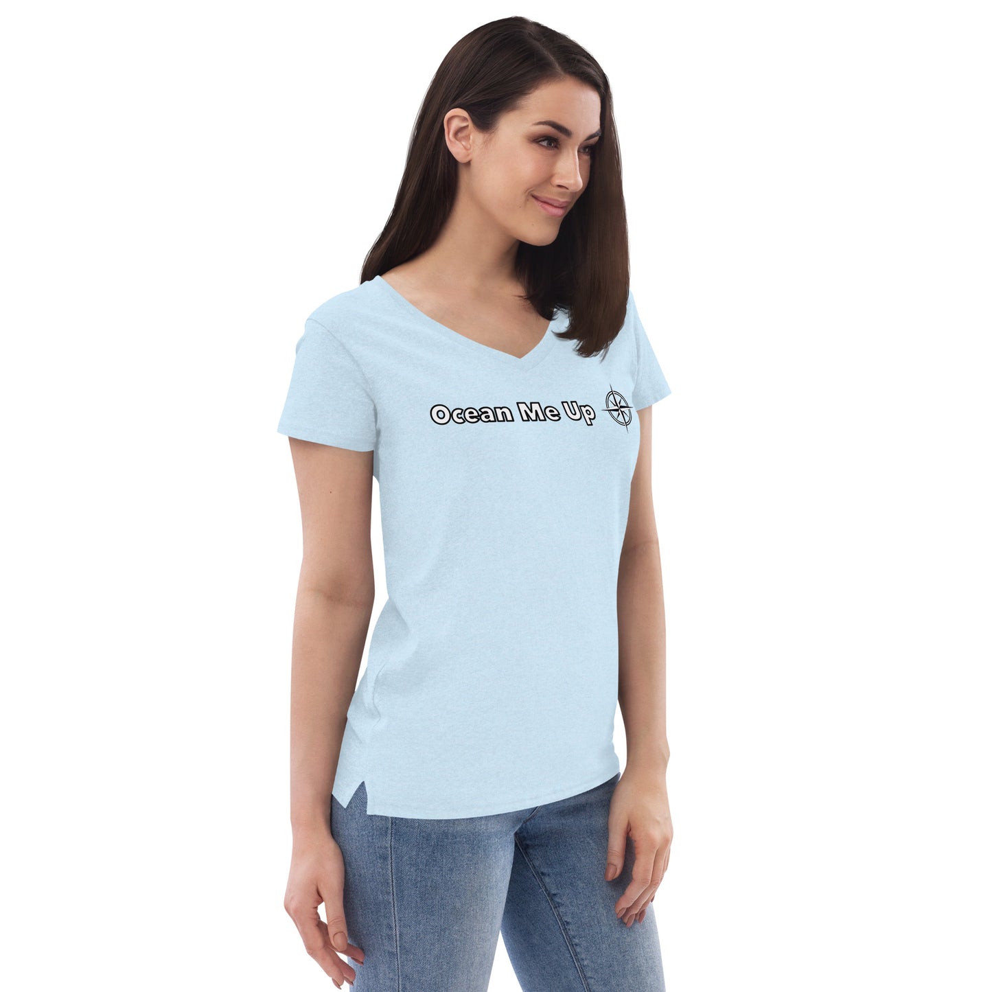 Women’s recycled v-neck t-shirt