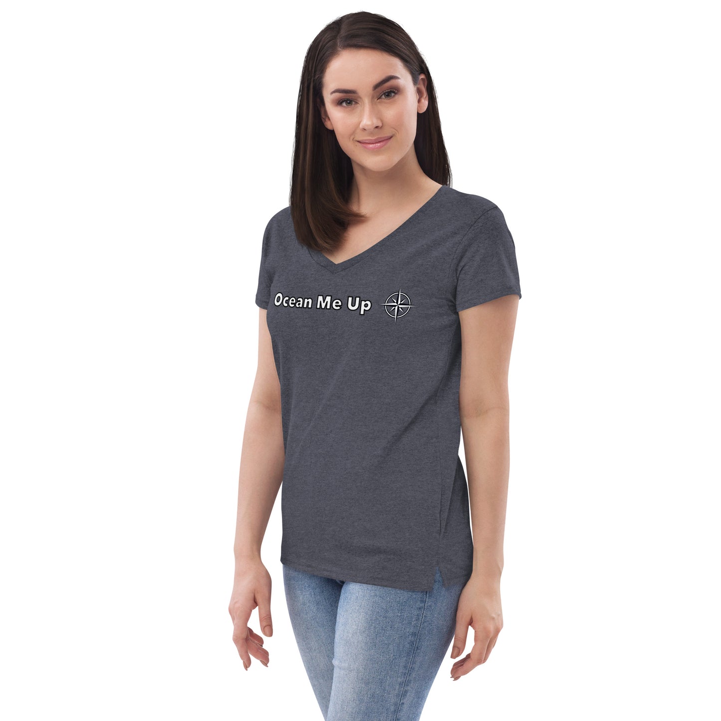 Women’s recycled v-neck t-shirt